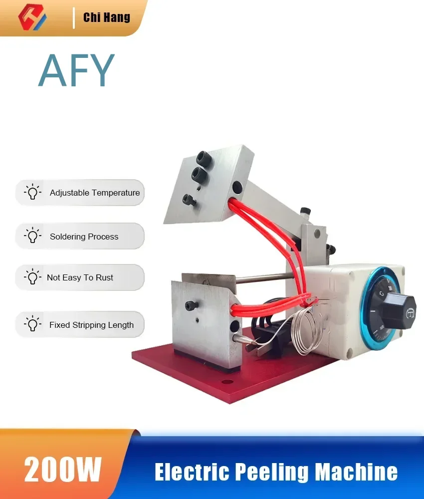 Core Wire Heat Stripping Machine for Electric Heating Wire Stripping Data Cable Earphone Wire Peeling Machine with Foot Pedal