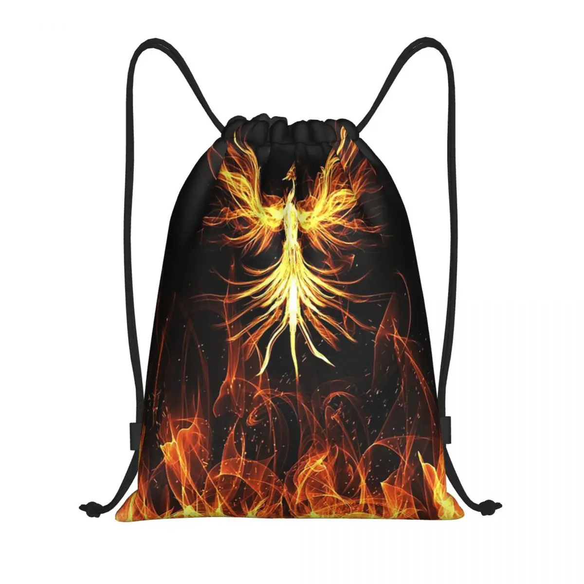

Phoenix Mythical Bird (15) Backpacks Fashion Drawstring Bundle Pocket Sports Bag Book Bags for Man Woman Students