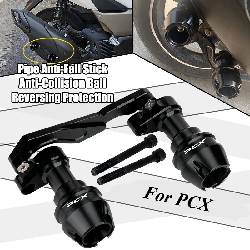 Für PCX150 PCX 125 PCX160 Motorrad Auspuffrohr Slider Rahmen-Schutz Anti-Sturz-Protektor Zubehör