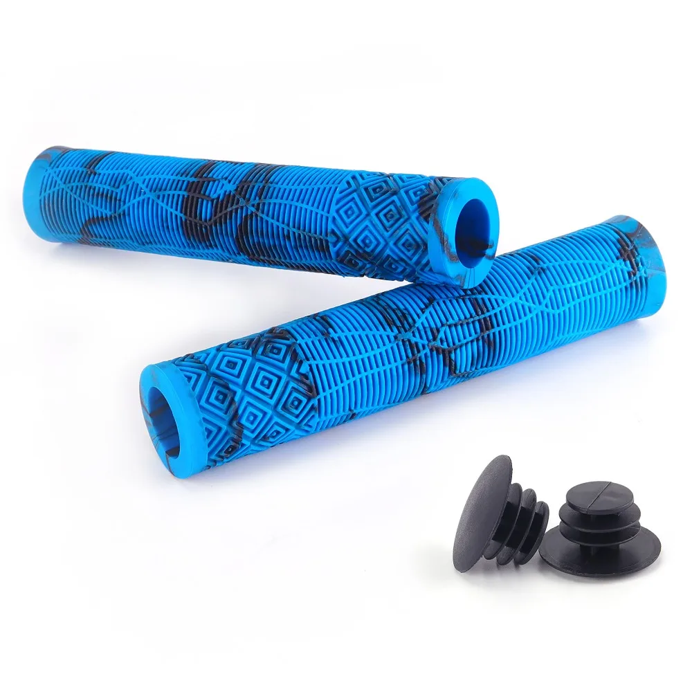 AliExpress NONE 1 Pair Longneck Bars Bicycle Handlebar Grips Rubber Bicycle Accessories Scooter Bike Handle Bar Non-slip