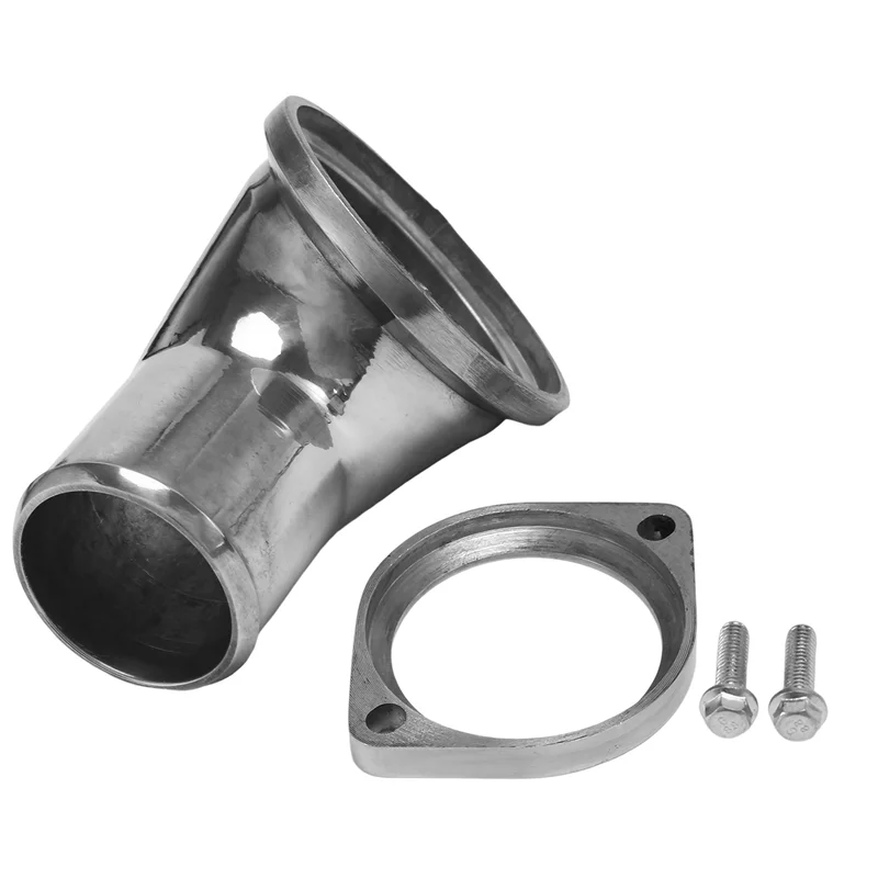 

Efficientt-SBC BBC 45° Swivel Polished Water Neck Water Neck Adapter Tube For Chevy V8 350 454, Silver
