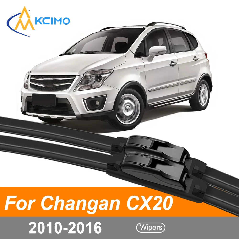 

Windshield Wiper Blades For Changan CX20 2010-2016 Ultra Quiet Streak-Free Cleaning in Rain/Snow Pair of Front Wiper Set