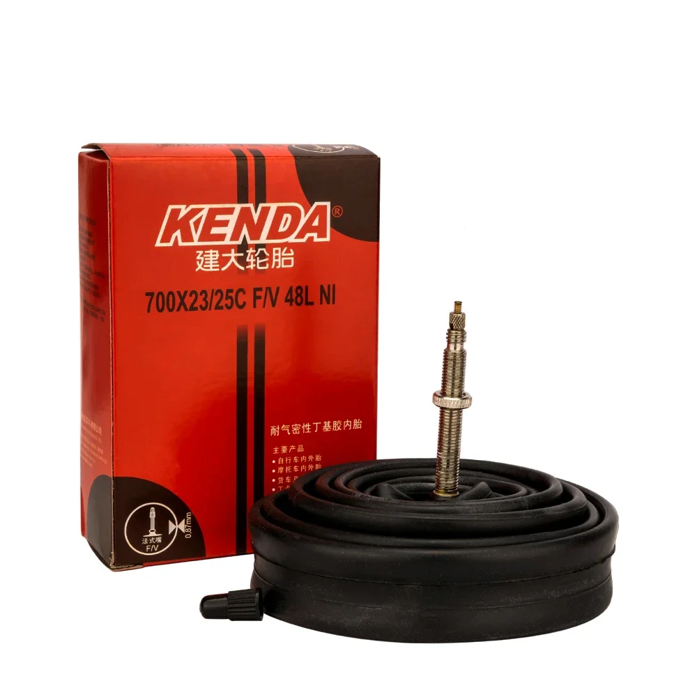 1/2 Stück Kenda Fahrradschläuche 700c mit französischem/Presta-Schrader-Ventil F/V A/V für MTB- und Rennradreifen 700C*23-35C 28-32C 35-43C – Detail 3