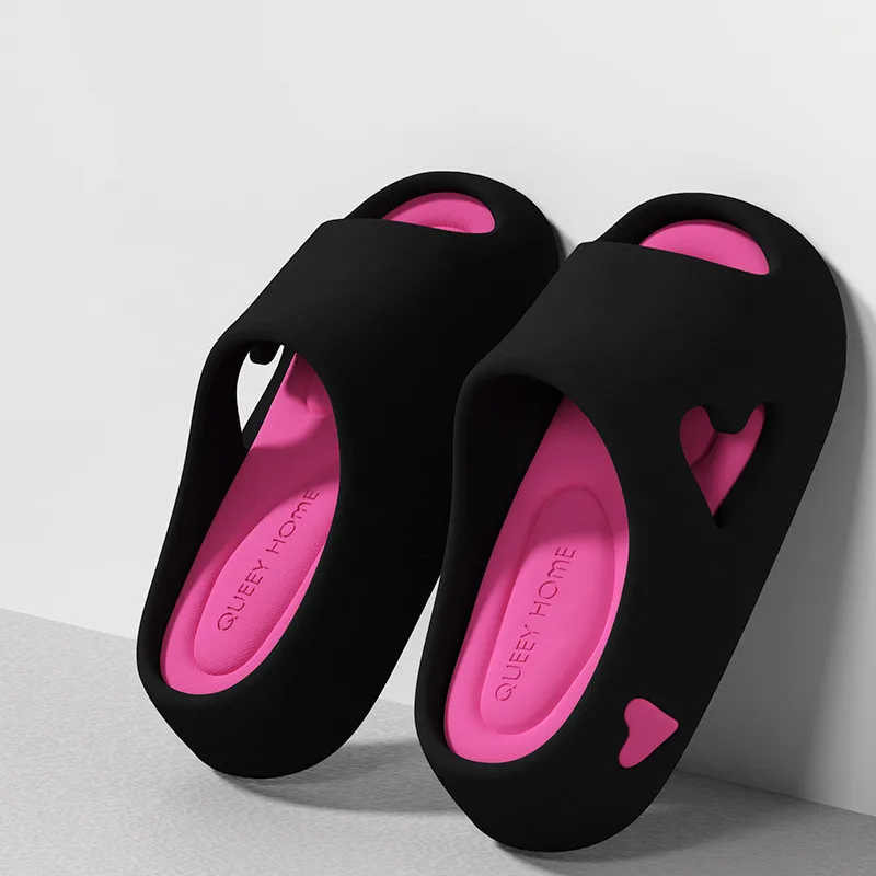 2024 Summer Home Comfort Non Slip Bathroom Shower EVA Slippers for Girls Summer Outdoor Sandals New Slippers for Women