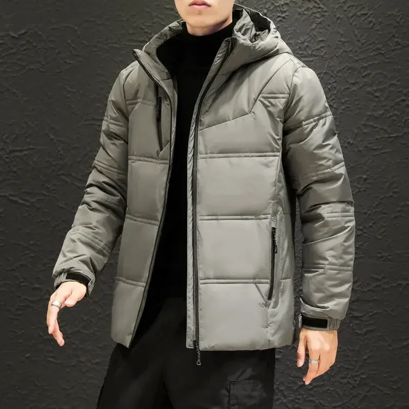 أزياء الشتاء الرجال الملابس القطنية الدافئة مع غطاء محرك السيارة في الهواء الطلق سميكة يندبروف أبلى عارضة عالية الجودة مقنعين سترات للرجال