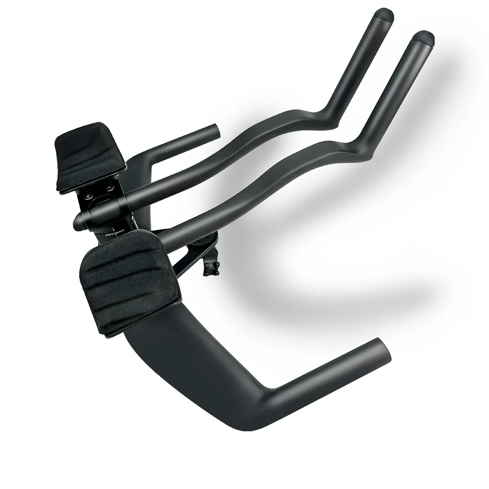 Carbonfaser-Lenkerverlängerungen mit Einstellbarer Höhe & Winkel, TT-Lenker in Schaufelform für Triathlon-Fahrräder – Detail 15