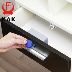 KAK-cerradura electrónica RFID para armario, cerrojo con Sensor Invisible, para cajón oculto, sin llave, seguridad para niños, Hardware para puerta