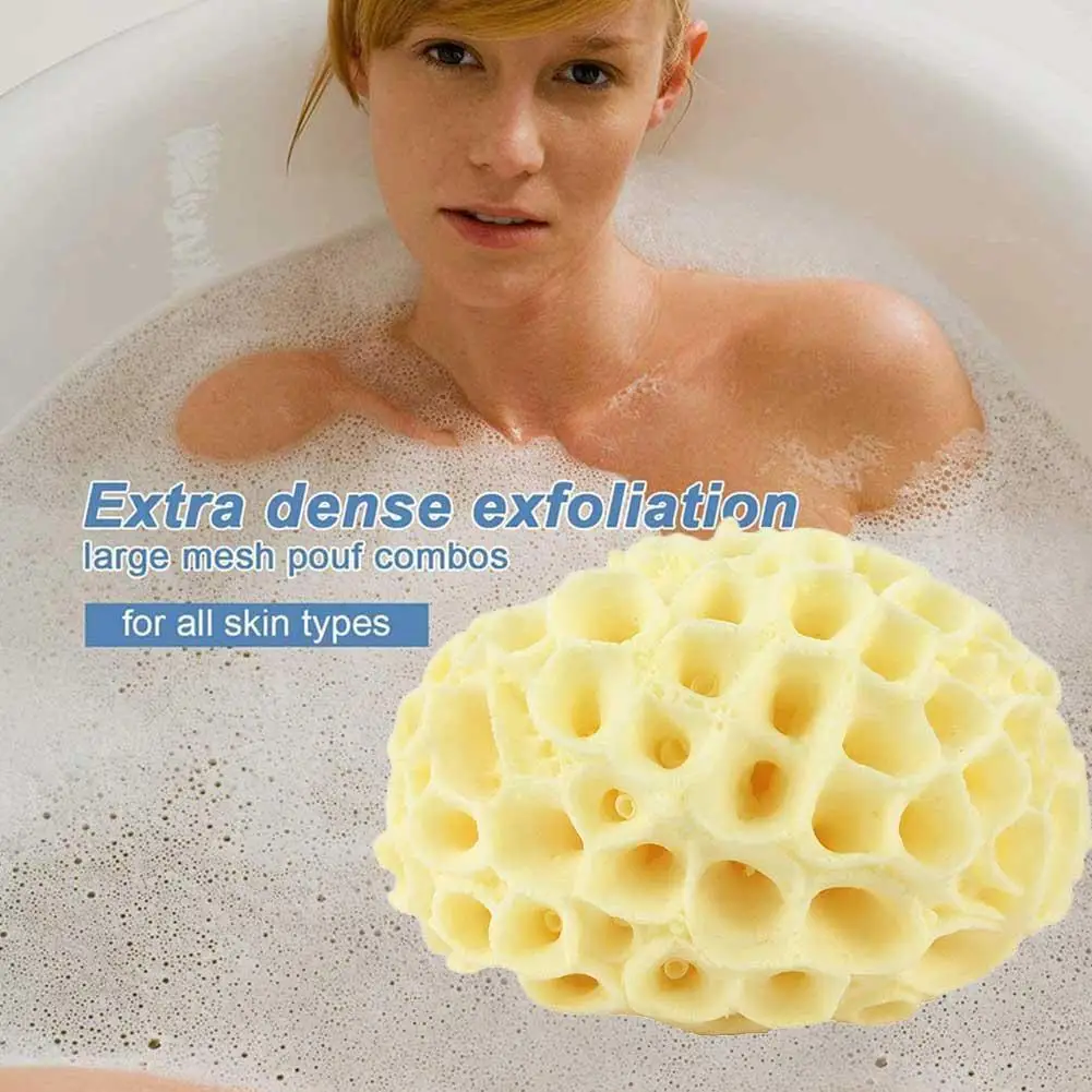 Natural Sea Wool Sponge Replacement Dead Skin Remover Cleaning Foam Washing Massager Pouf Shower Exfoliating Sponge Body