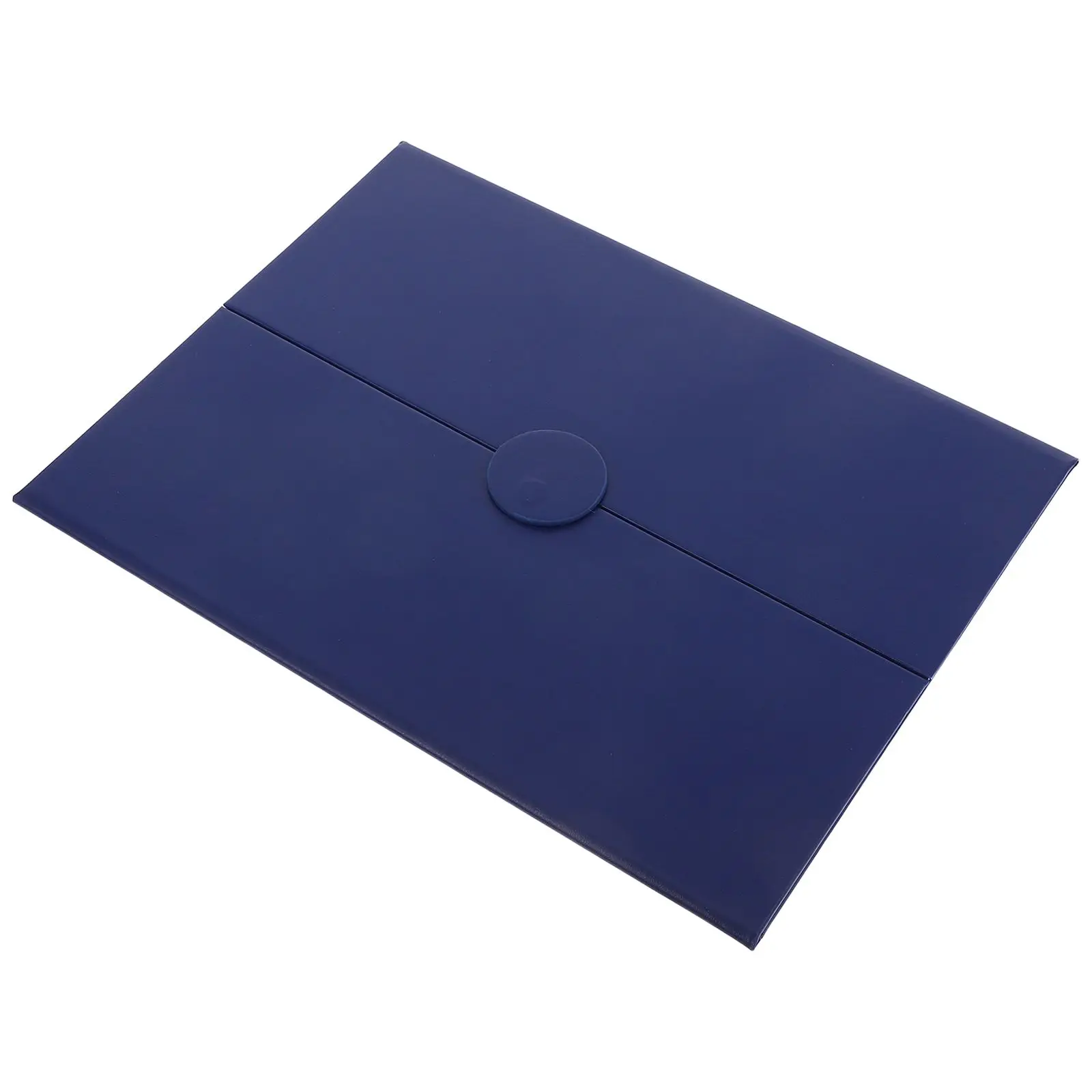Navy Graduation Certificate Cover Trifold Wedding Holder PU Marriage License Protective Brochure Document Award Diploma
