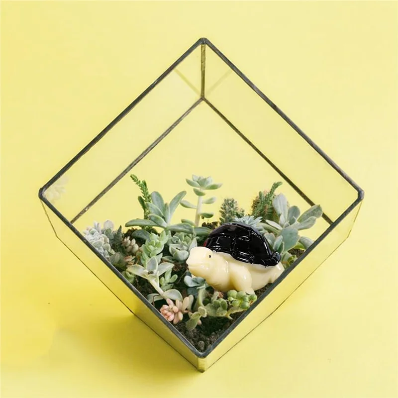 A44F-50PCS Mini Jungle Animals Figurines Resin Tiny Animal Miniatures Wild Animal Miniature Garden Accessories