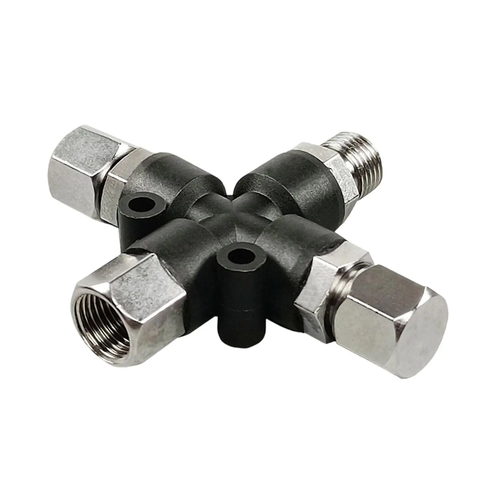 

3 Way Air Hose Splitter Fitting Professional Accurate Easy to Install High Performance Sturdy Connecting Adapter