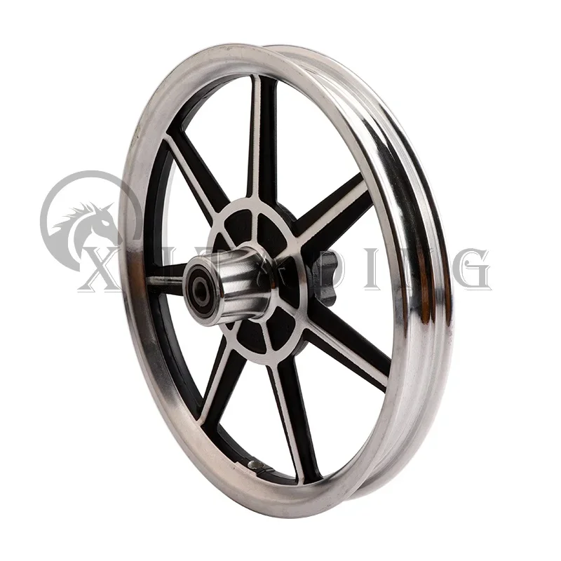 14 Inch Motorcycle Aluminum Alloy Wheel 14x1.75 Disc Brake Front Rim for Electric Scooters E-bike Folding Bicycles Parts