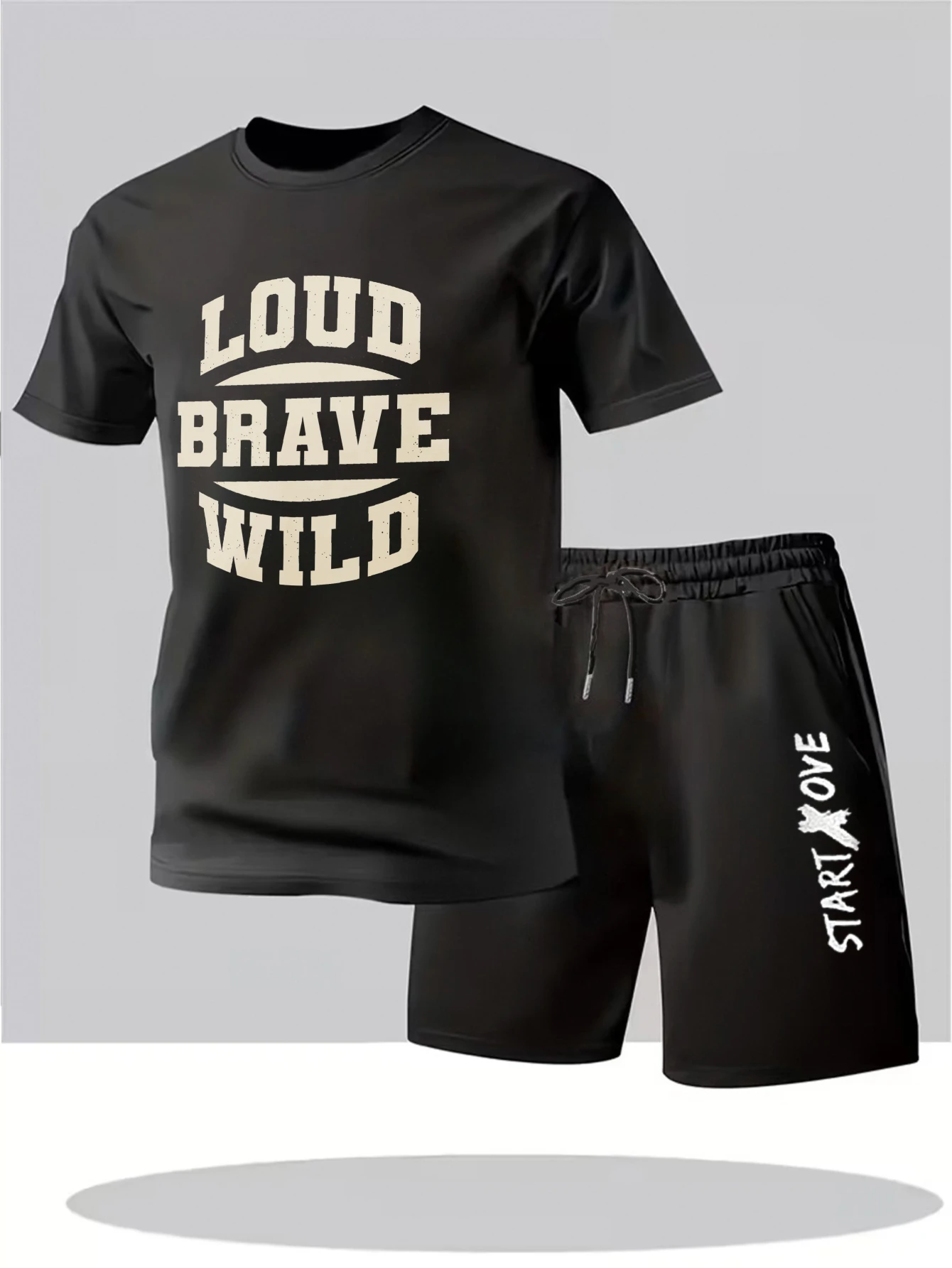 

Men's set 2025 summer outfits two piece Y2k tracksuits thin men's suits Polyester Printed drip clothing Graphic sweatshirt set