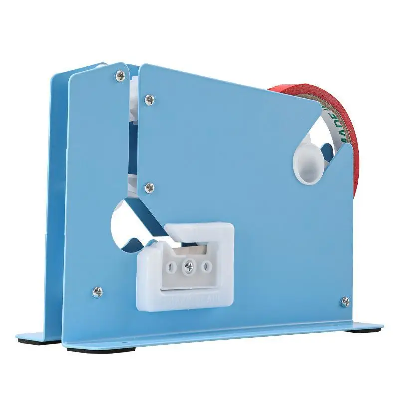 Blue Metal Vegetable Bag Tying Machine Easy Operation Fast Sealing For Supermarkets Grocery Farmers Markets