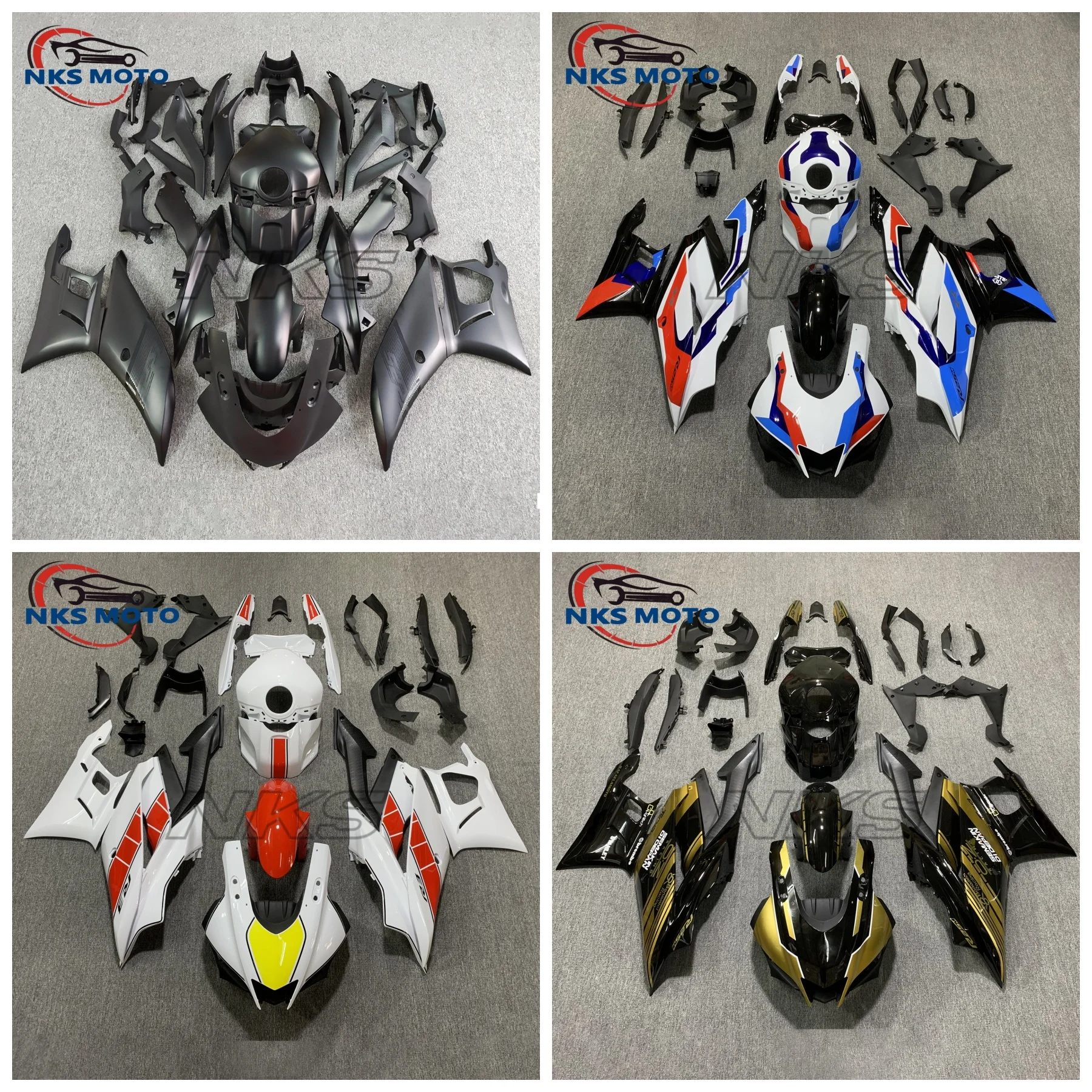 

FOR YAMAHA 2019-2024 YZF R3/YZF R25 BLACK Matte BLACK Fairing Kit