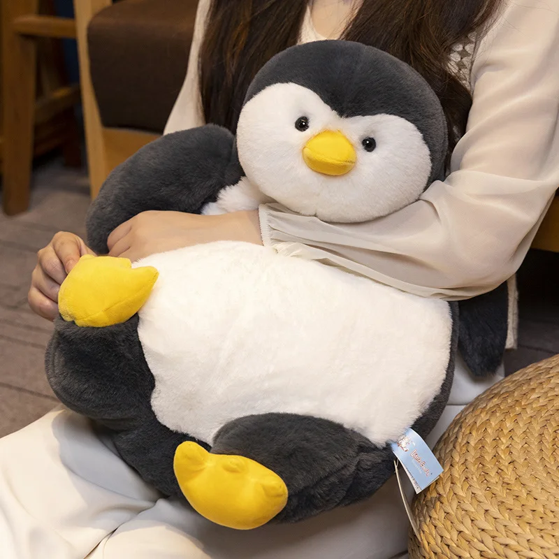 Super miękka kaczka pluszowa zabawka zwierzęta Kawaii Panda/tygrys/niedźwiedź zabawki dla psów dla dziewczyny wypchane zwierzę zabawka dla