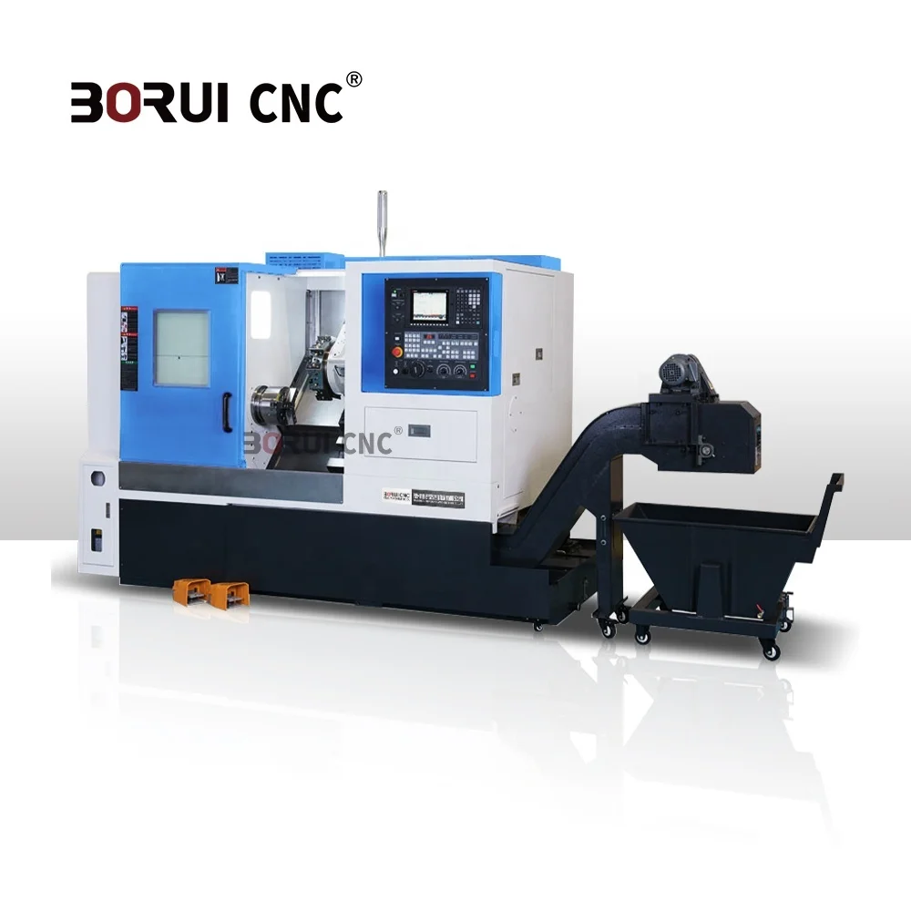 BORUI Automático CNC Controlador Torno, BR-20H-400, Slant Bed, Hine Da China Tipo