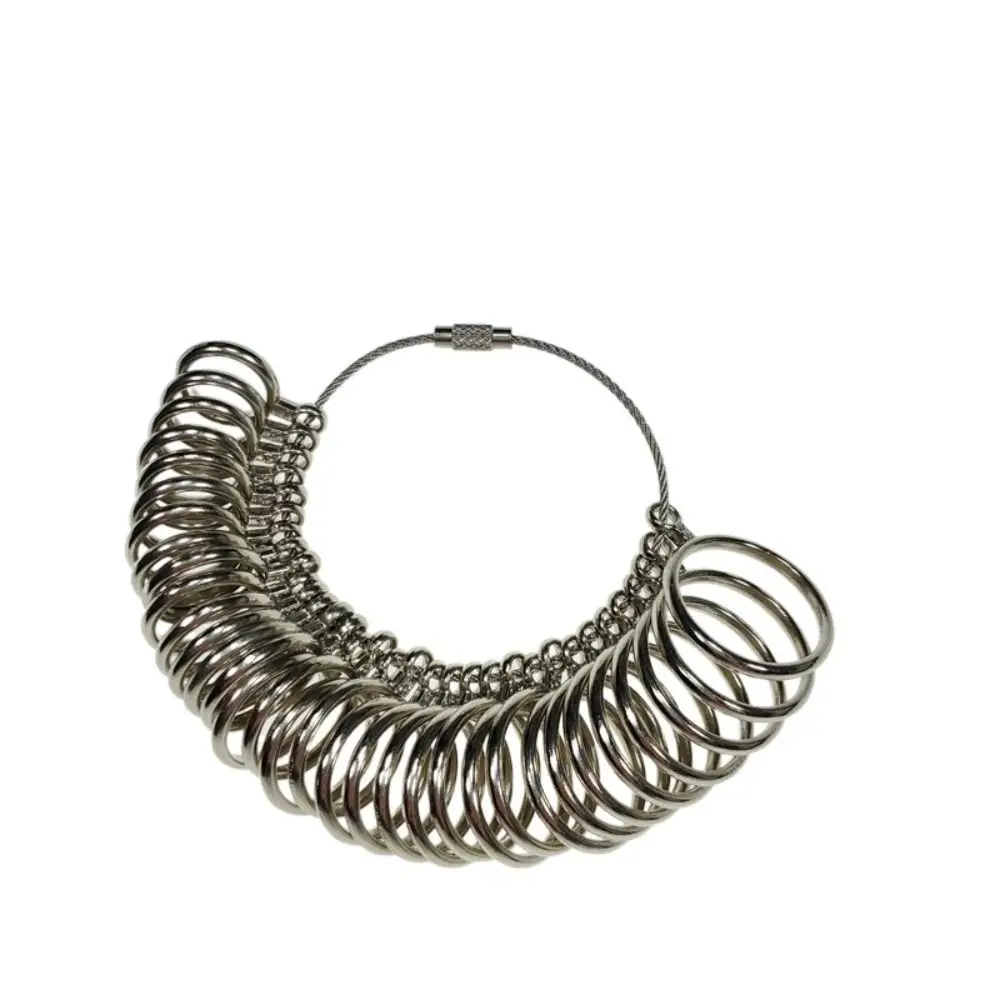 

Прочный набор измерительных инструментов для измерения размера кольца, кольцевая палочка, алюминиевое кольцо, оправка, кольцевая оправка, измерительный инструмент, металлический калибр, гладкие края