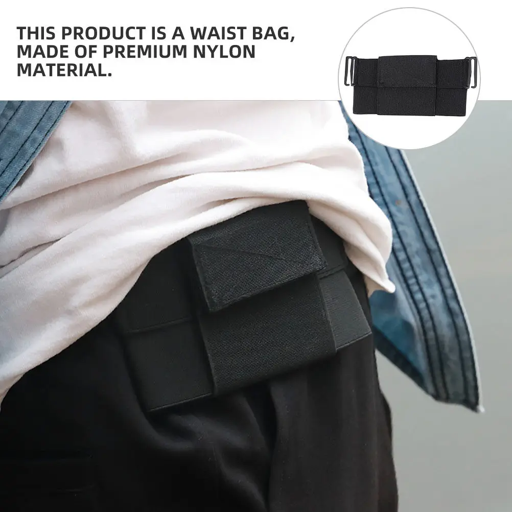 Men's Waterproof Nylon Waist Pouch Breathable Running Phone Bag Sports Fanny Pack Day Trip Walking Travel Camping