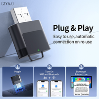 〔ZYAJ〕Smart AI Box for Car 2 in 1 Wireless Carplay Android Auto Adapter Plug Play Upgrade Car Multimedia