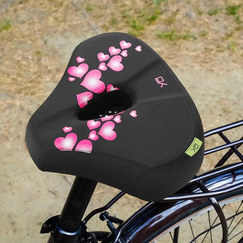 Bicycle Saddle Cover Bike Saddle Seat Cover Cushion Portable Padded Bike Saddle Covers For Adults Bike Seat Padding For Mountain