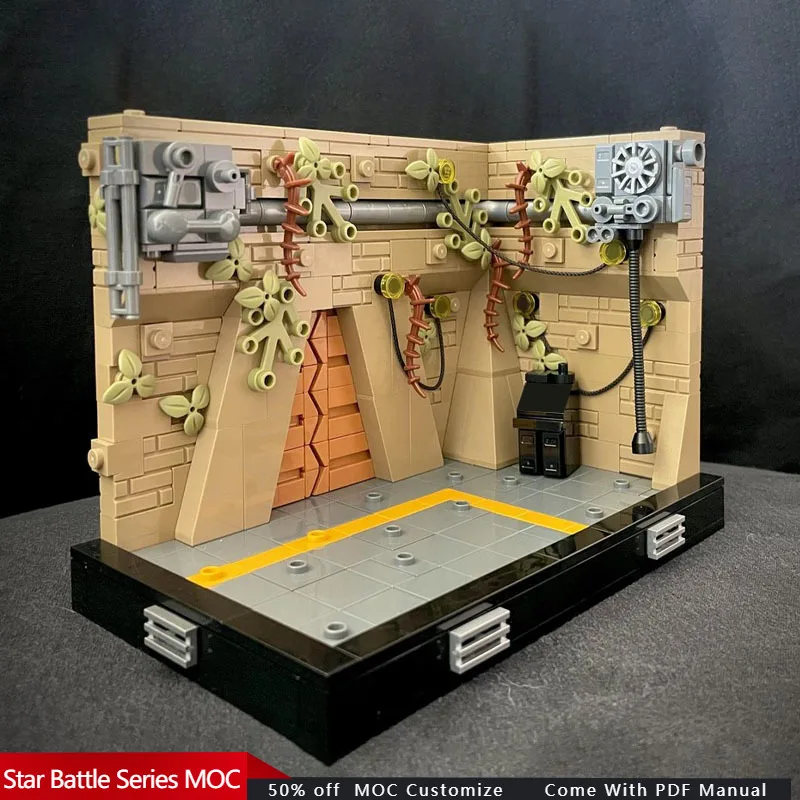 

475 PCS Star Scuffle Yavin Temple MOC Customize Modular Building Block Model Popular Simple Educational DIY Assembly Toy Gift