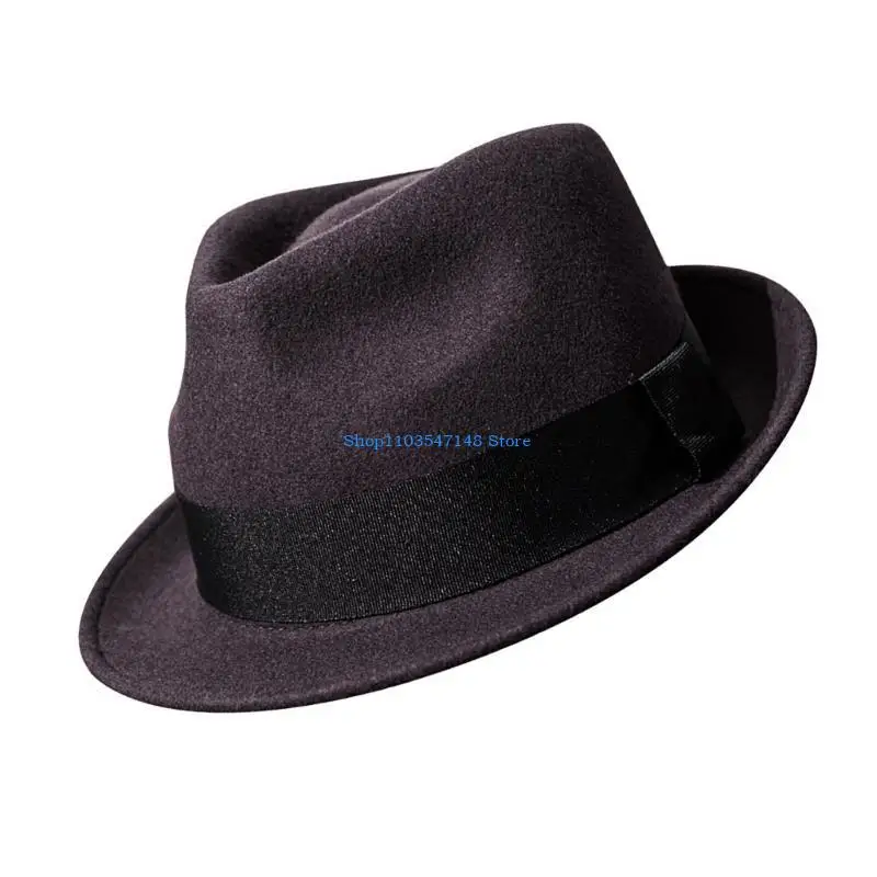

P88B Vintage Styles Wool Warm Hat Men and Women Hat Casual Wear Hat Unisex Hat