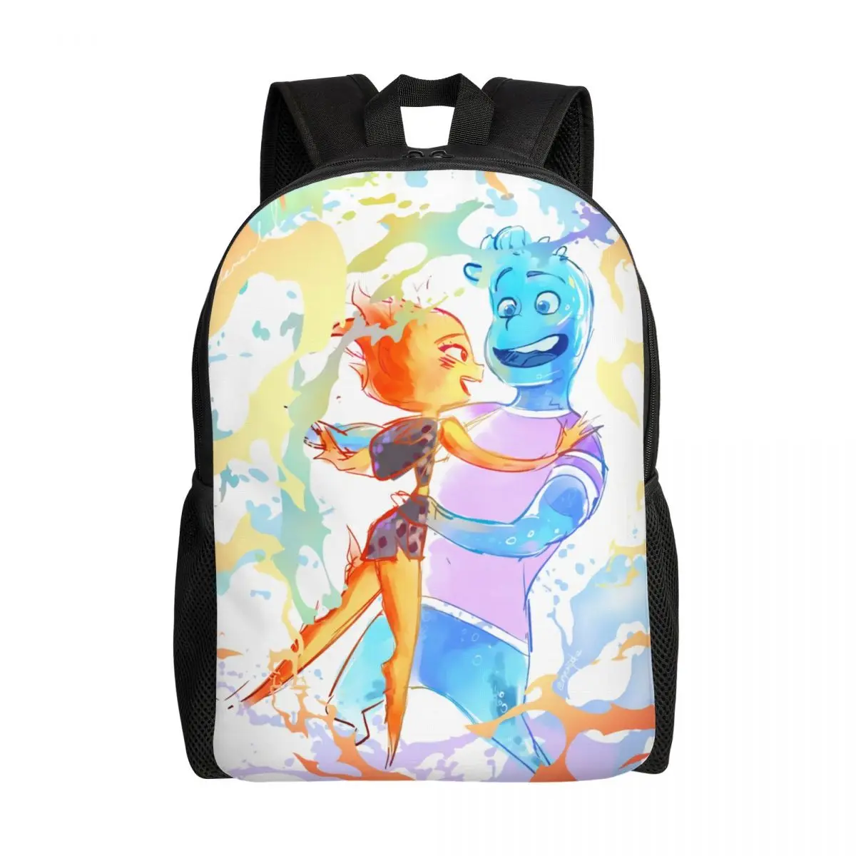 

Custom Elemental Film Laptop Backpack Men Women Basic Bookbag for School College Student Ember Cinder Lumen Bags