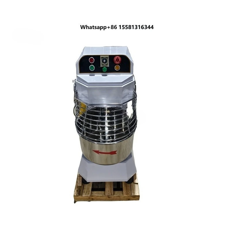 Double Speed Dough Mixer Bakery Mixer for Flour Cake High Productivity Spiral Kneader for Sale