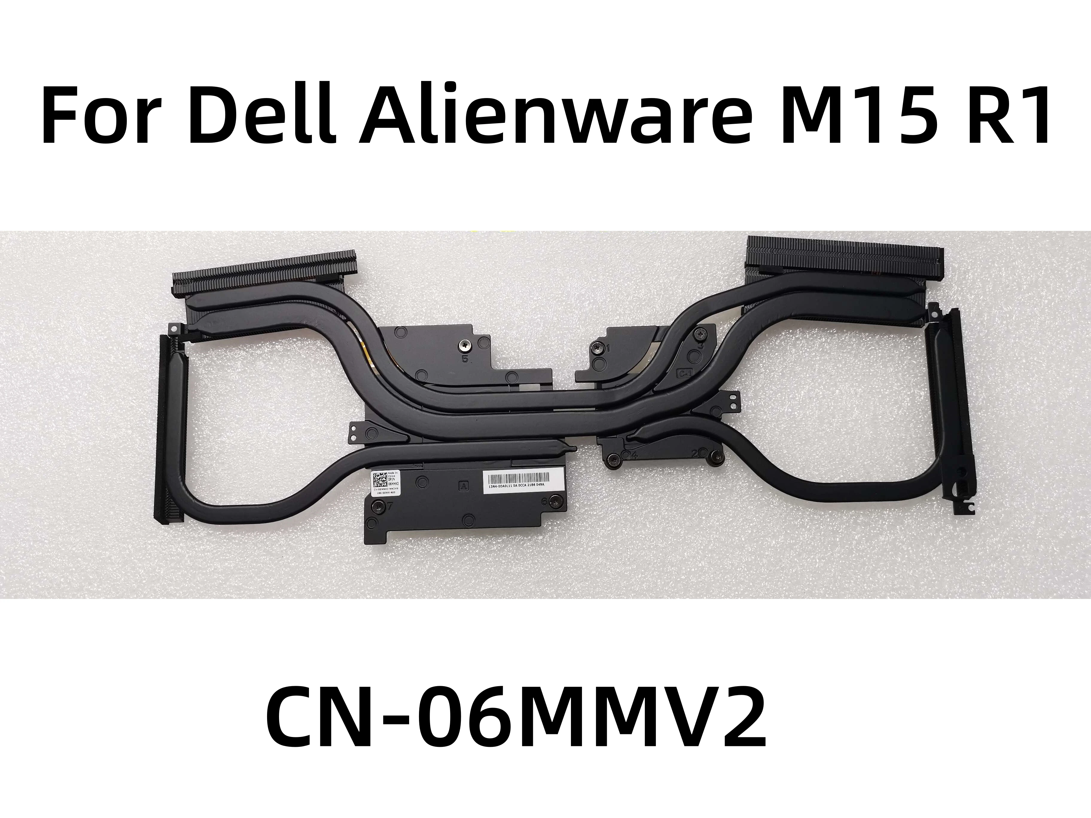 Radiador de refrigeración Original para Dell Alienware M15 R1, tubo de cobre, disipador térmico, CN-06MMV2, 06MMV2, 6MMV2