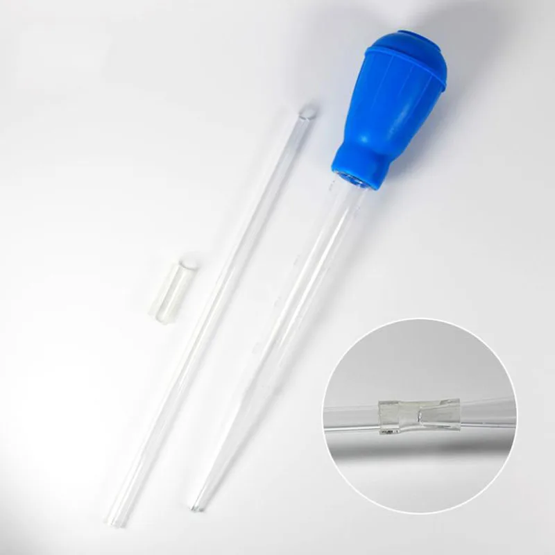 1pcs 20cm Extention Tube Supply Tube Aquarium Clean Tool Pipette Fish Tank Siphon Pump Water Changer Aquarium Pipette