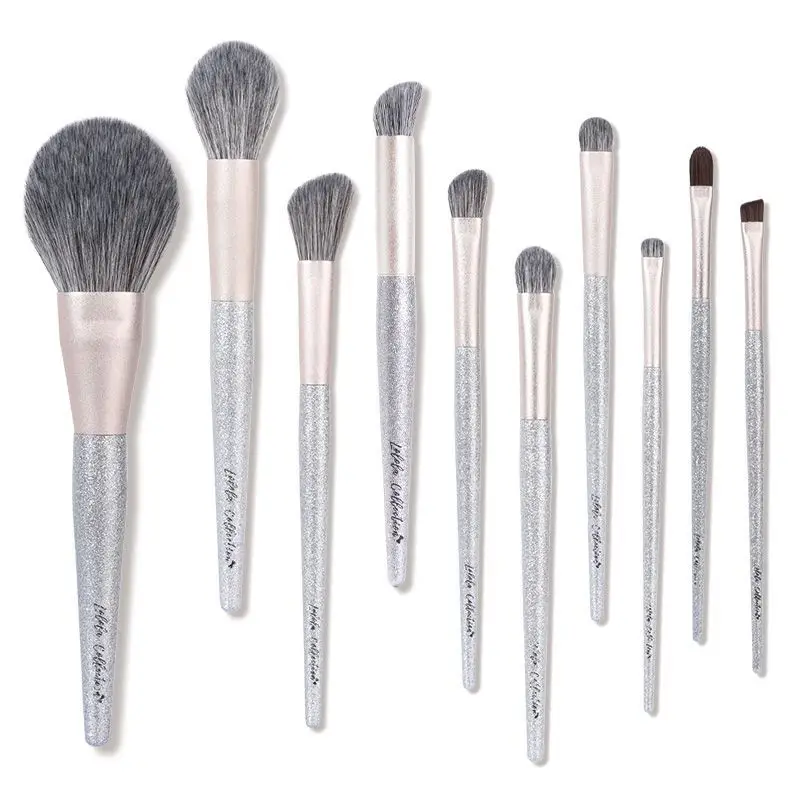 LOLOLA Little Angel Professional Makeup Brush Set - Super Soft Blush Eyeshadow Loose Powder Eyebrow Brushes Complete Kit