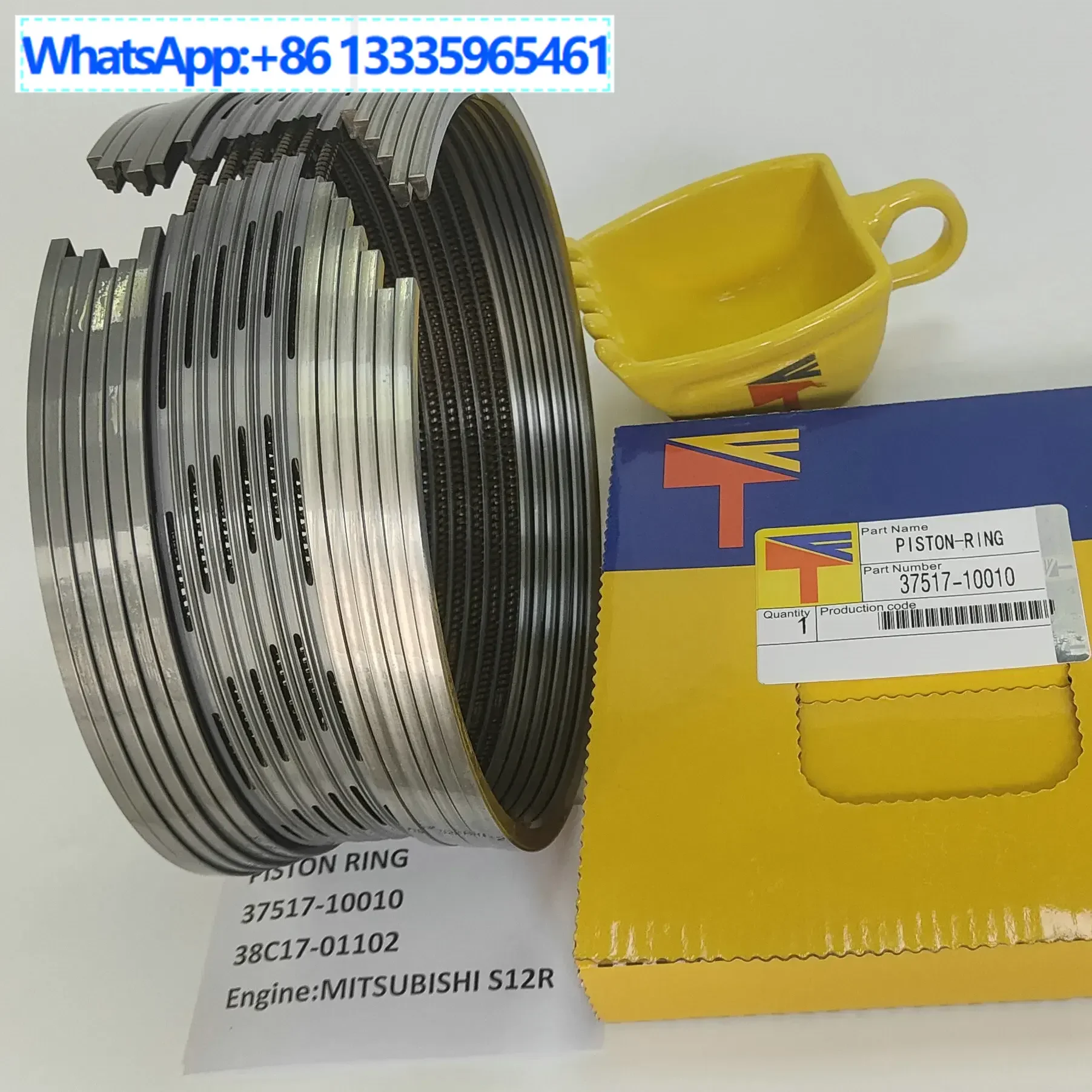 

Поршневое кольцо 38C17-01102 37517-10010 Подходит для генераторной установки экскаватора EX1200/S6R2