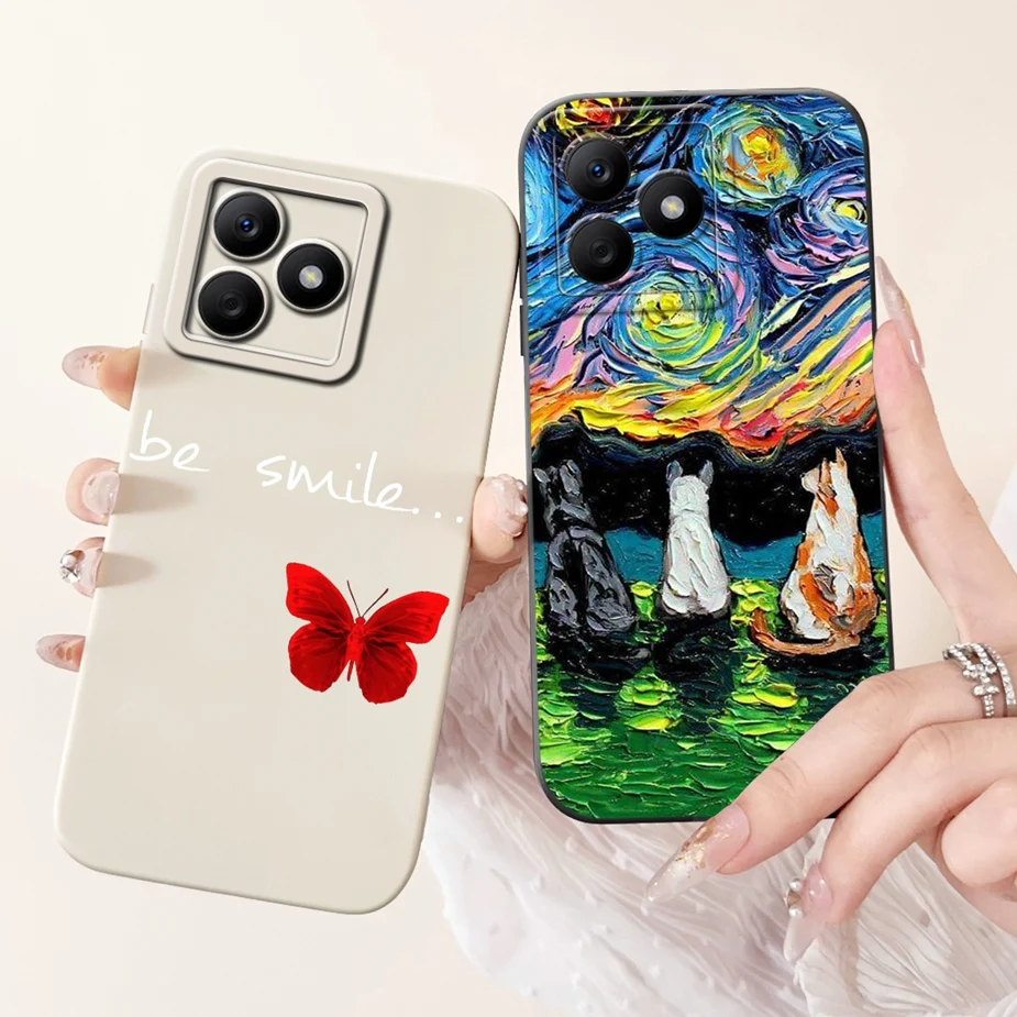 For Realme C61 Case RealmeC63 RMX3939 Cute Fashion Cartoon Cover Shockproof Phone Case For Realme C63 C 61 RealmeC61 Soft Fundas