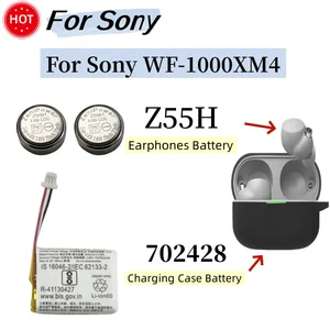 Bilashmart 702428 ZeniPower Z55H 3.85V 70mAh Battery SONY WF 1000XM4 1000XM4 XM4 Bluetooth Earbuds Headset Batteria+Free gift Tools
