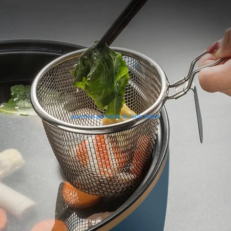 77JB Aço inoxidável Mesh Fine Malhas Alimentos Hot Filter Filtro Filtro Cesto Cerço