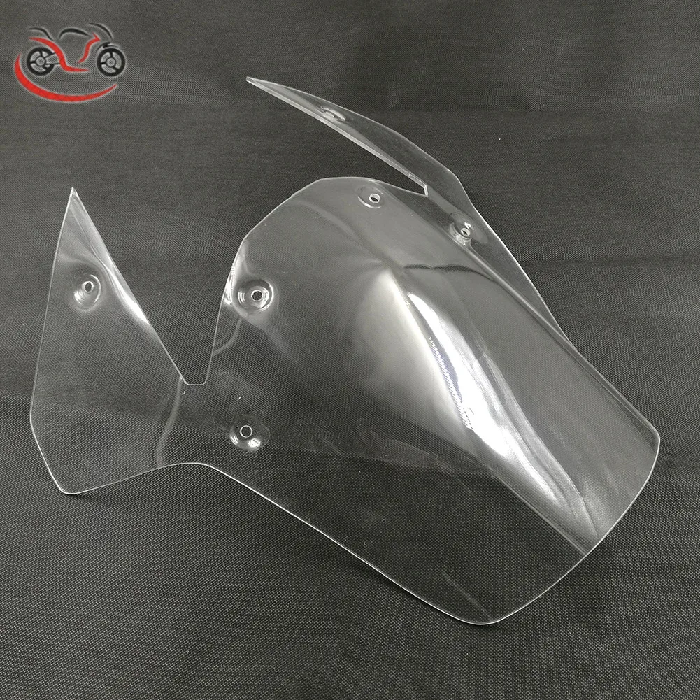 Für Yamaha XT660 XT660Z Offroad Motorrad Windschutzscheibe ABS Windschutzscheibe Front Glas Wind Richtung Deflektoren Klar/Braun