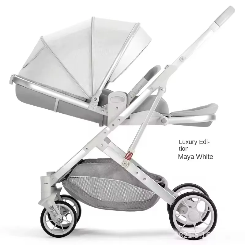 Four Seasons Universal Stroller Multifunctional Newborn Two-way Seat High Landscape Lightweight Folding Travel Baby Stroller