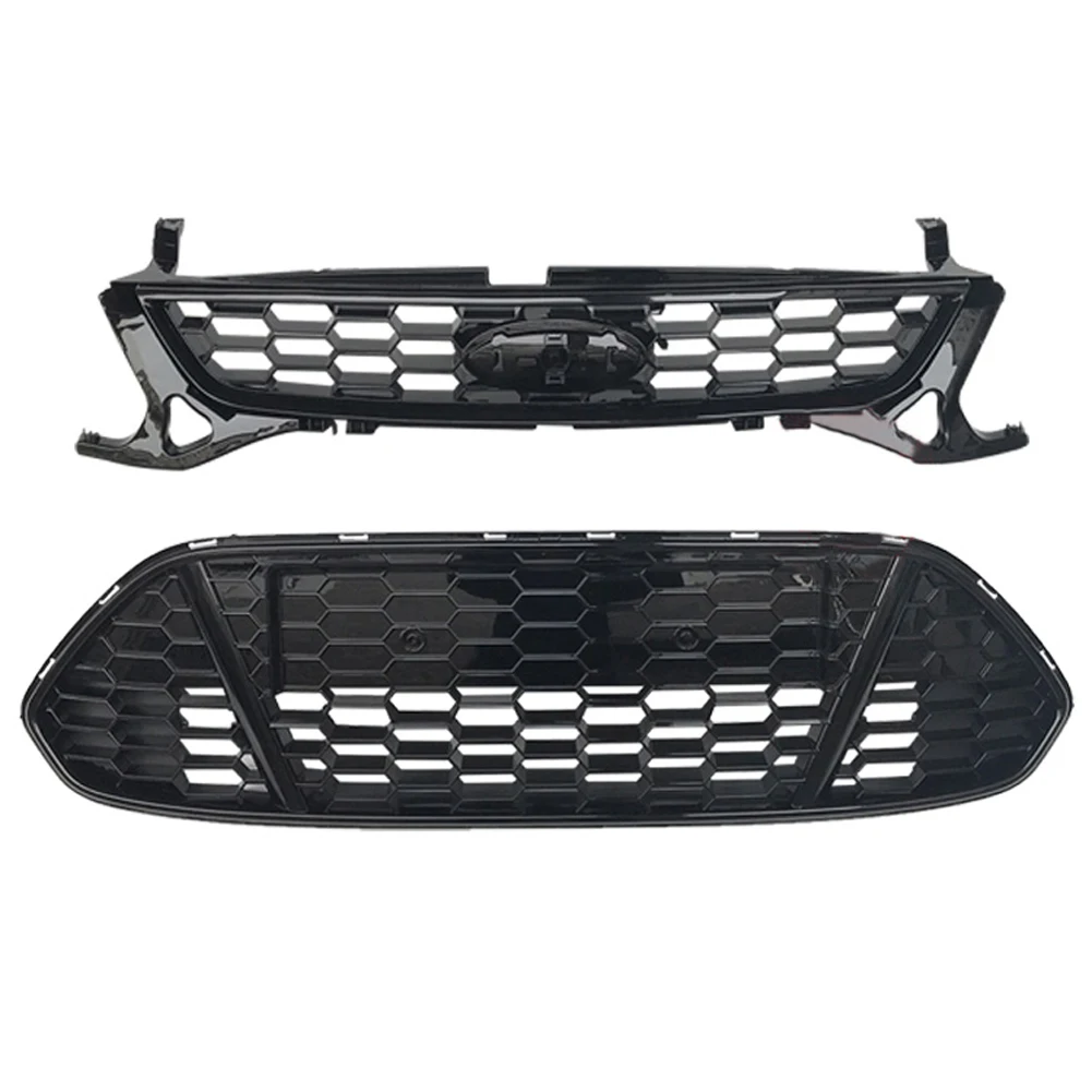 Car Front Upper Lower Grill Fit For Ford Mondeo 2011 2012 2013 MK4