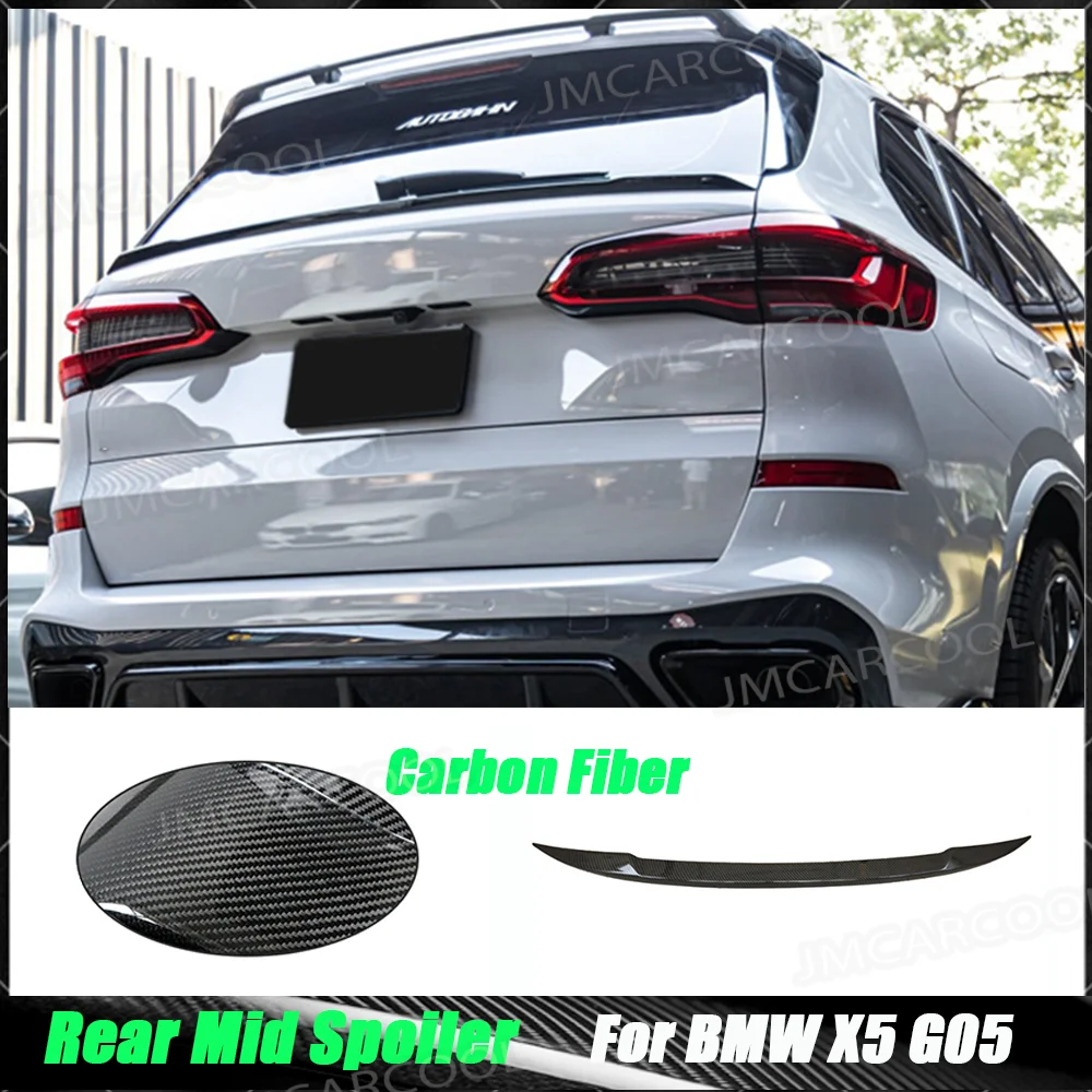 

Углеродное волокно ABS задний спойлер багажника глянцевый черный бампер крылья для BMW X5 G05 2019 UP стиль автомобиля