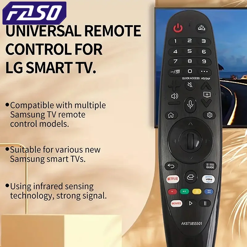 FASO Netflix universal remote control smart home with Voice and Pointer Function smart tv samsung for Many  Models official-web image 5