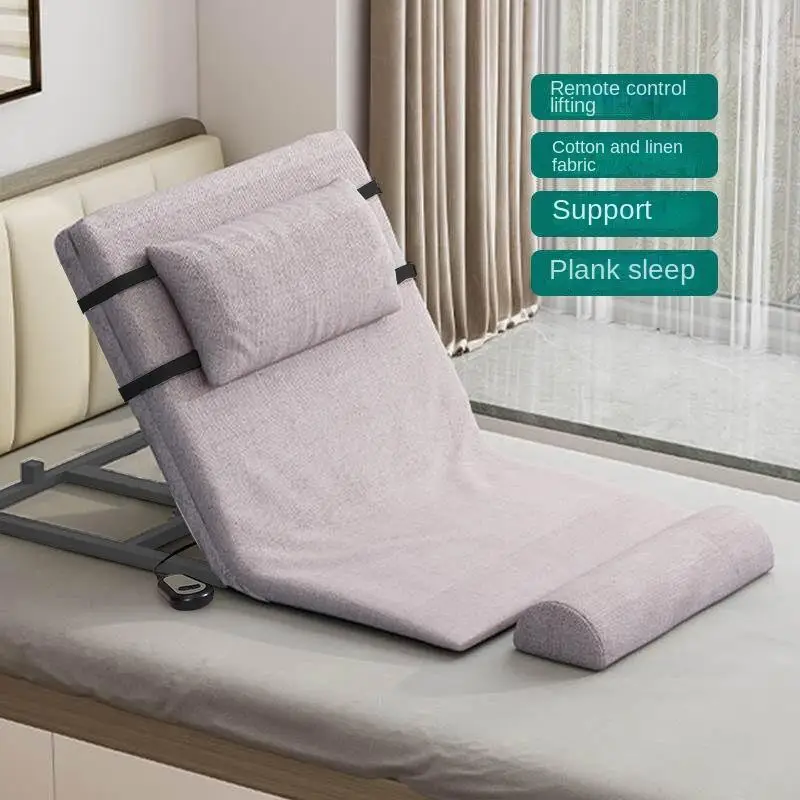 

Bedridden Elderly Electric Back Rest Support Hemiplegia Patient Bed Nursing Care Backrest Height Adjustable Cushion Bracket