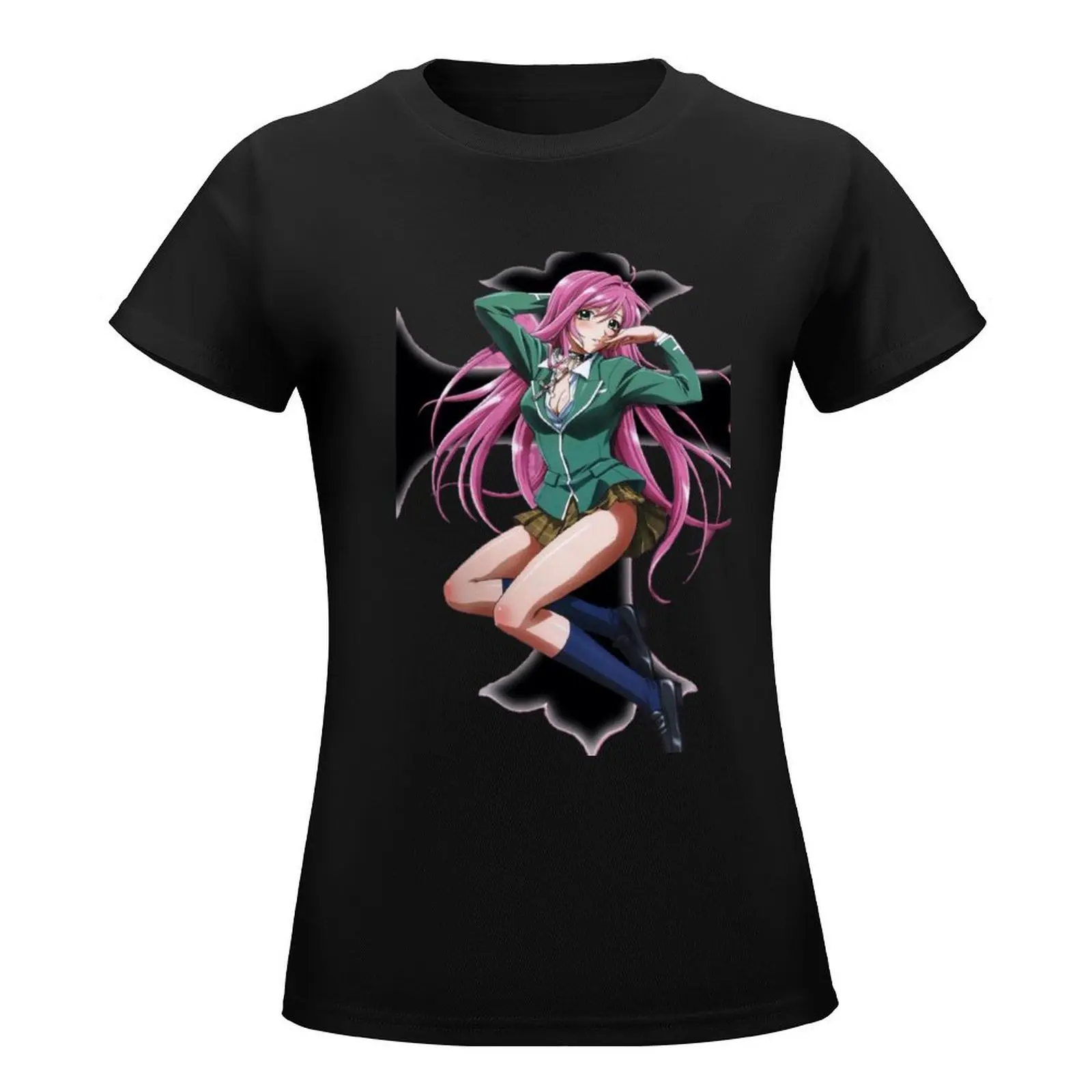 Camiseta de belleza de ANIME MOKA para mujer, ropa kawaii, ropa femenina, vestido, camiseta, talla grande