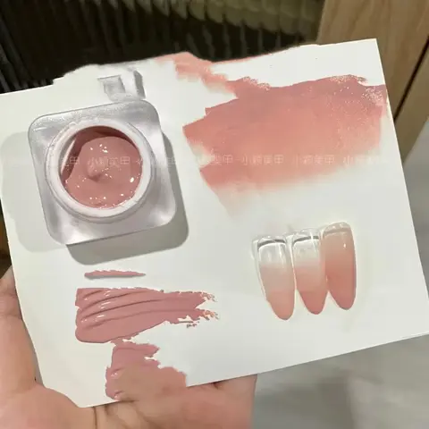 Bilashmart Washable Patting Gel Can Be Painted Dabbing Powder 6g Cans Patting Gel High Saturation Gradient Natural And Delicate Nail Gel