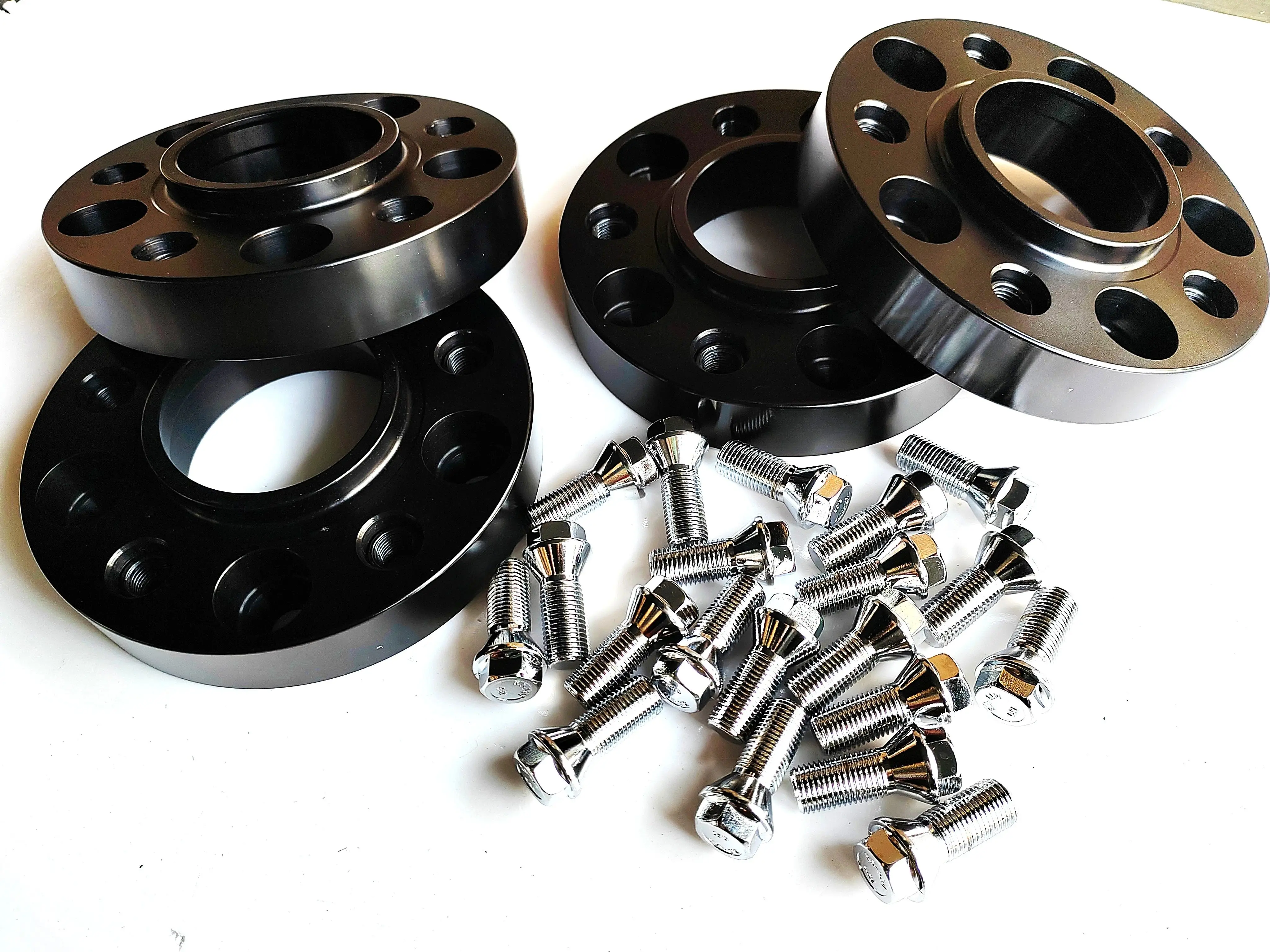 5x130-84.1 Centric Bore Car 25mm Wheel SpacersBlack Forged Aluminum 6061-t6 Wheel Spacer For Korando Sports W463 G Class Turism