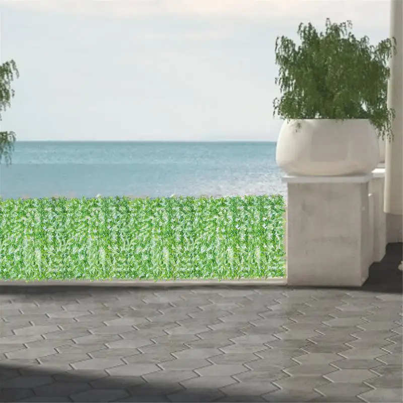 Artificial Leaf Screening Roll UV Fade Protected Privacy Hedging Wall Landscaping Garden Fence Balcony Screen