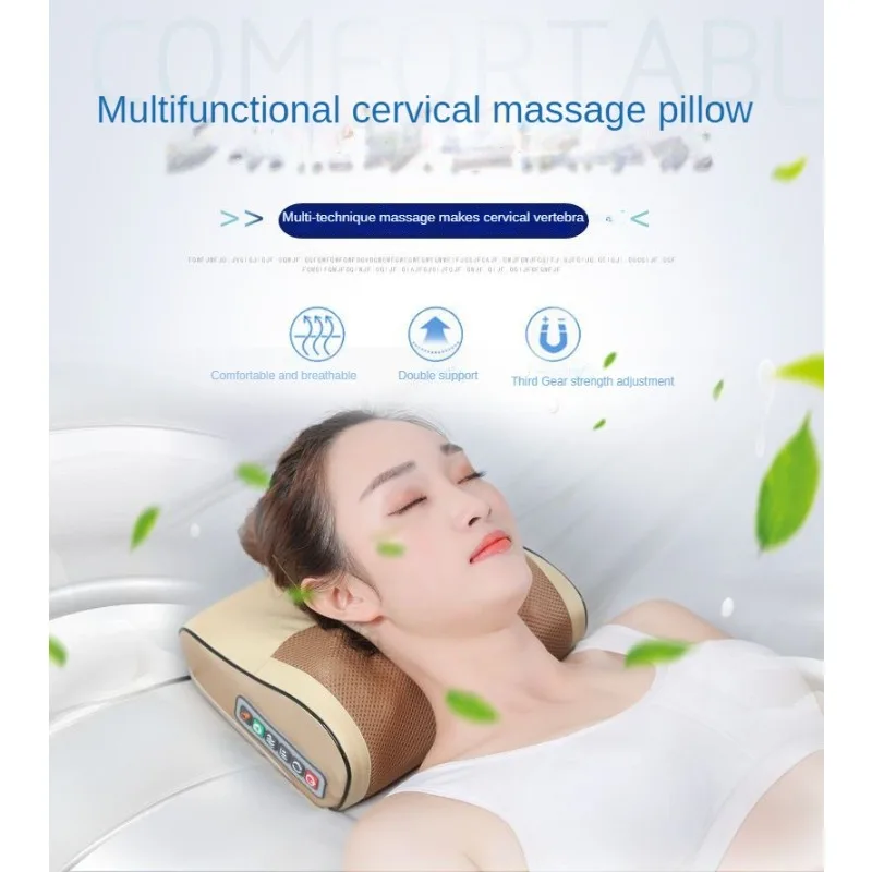 Cervical pillow massage helps with sleep, heating, and neck protection pillow