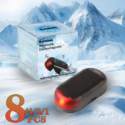 1-8PCS 부동 장치 겨울 안티 얼음 및 눈 커버 자동차 창 유리 방해기 앞 유리 De-icer Anti-freeze 및 Anti-snow