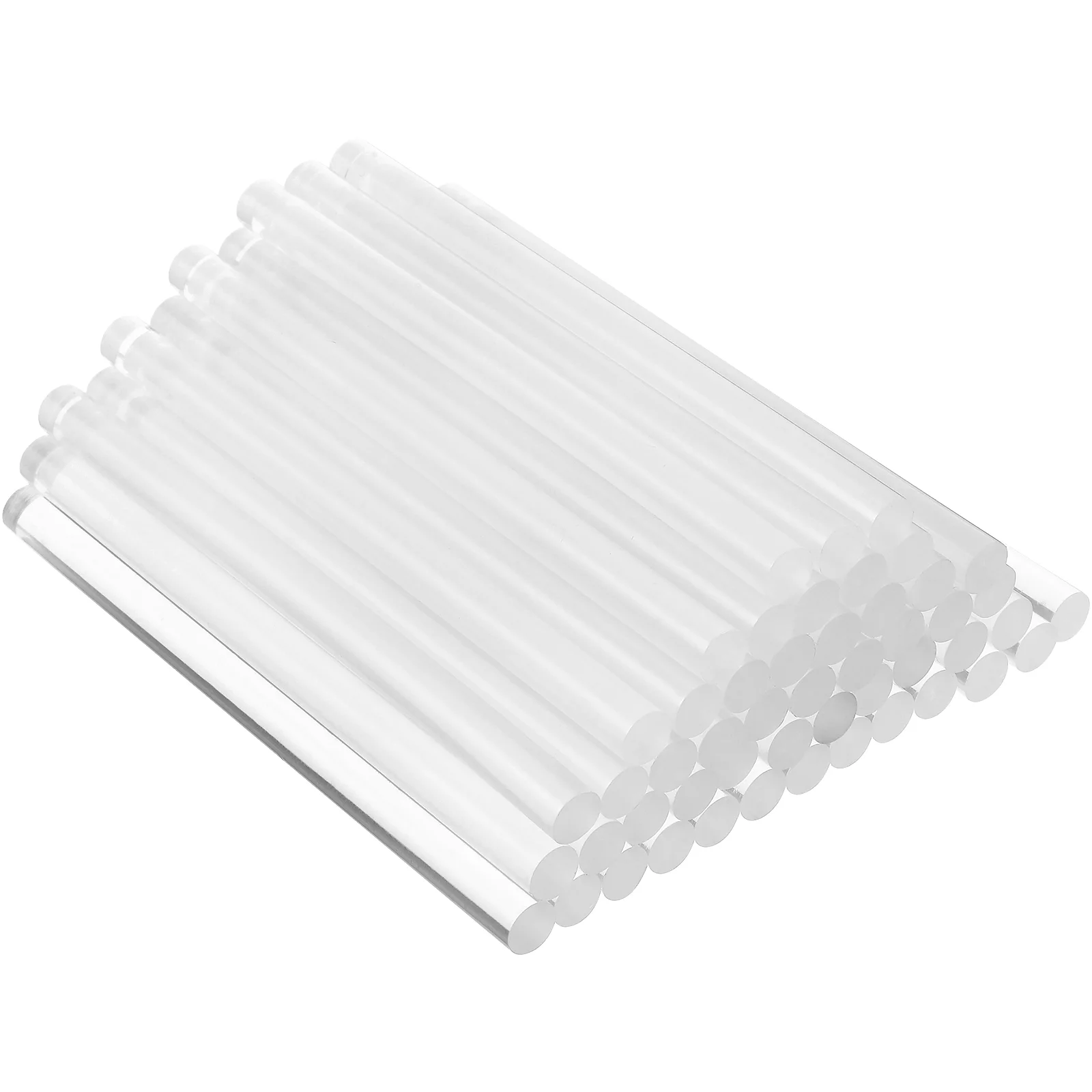 50 Pcs Glue Rods Adhesive Sticks Hot Melt Pouch Craft Thermoplastic Resin Clear