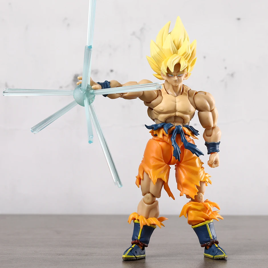 Dragon Ball Z Super Saiyan Goku (Legendary) Awakening Movable Assemble Action Figure Figurine Model Toy